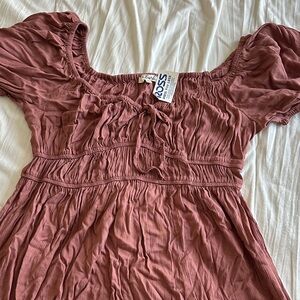 Blush Mauve Textured Dress